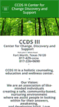 Mobile Screenshot of ccdsiii-centerforchange.com