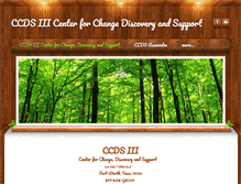 Tablet Screenshot of ccdsiii-centerforchange.com
